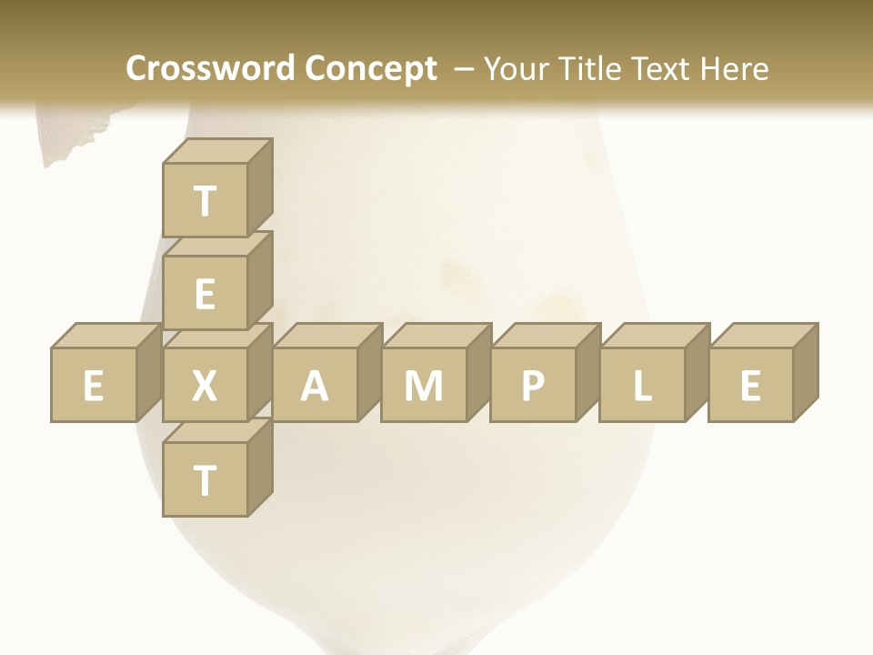 Pina Colada - Cocktail With Cream, Pineapple Juice And Rum. Isolated On White Background PowerPoint Template