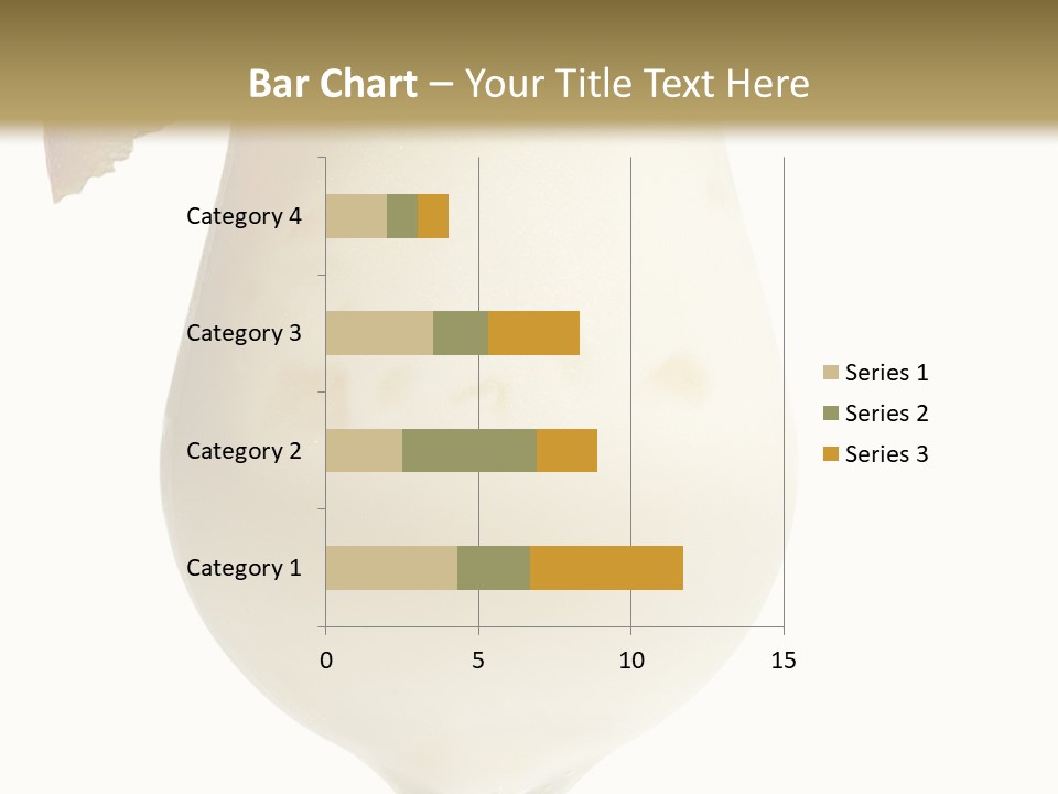 Pina Colada - Cocktail With Cream, Pineapple Juice And Rum. Isolated On White Background PowerPoint Template