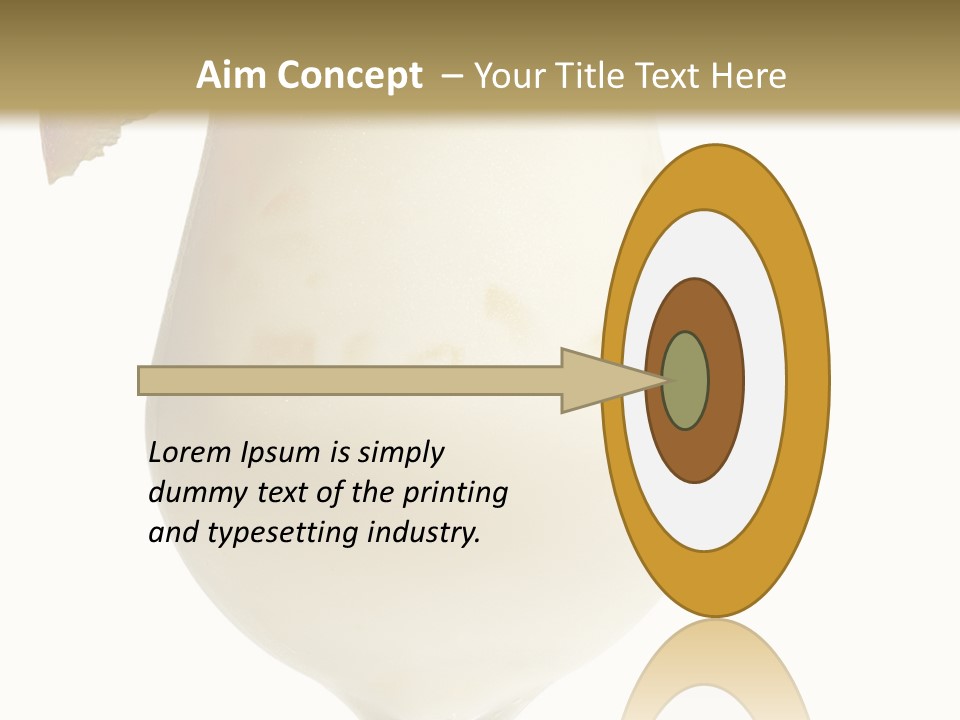 Pina Colada - Cocktail With Cream, Pineapple Juice And Rum. Isolated On White Background PowerPoint Template