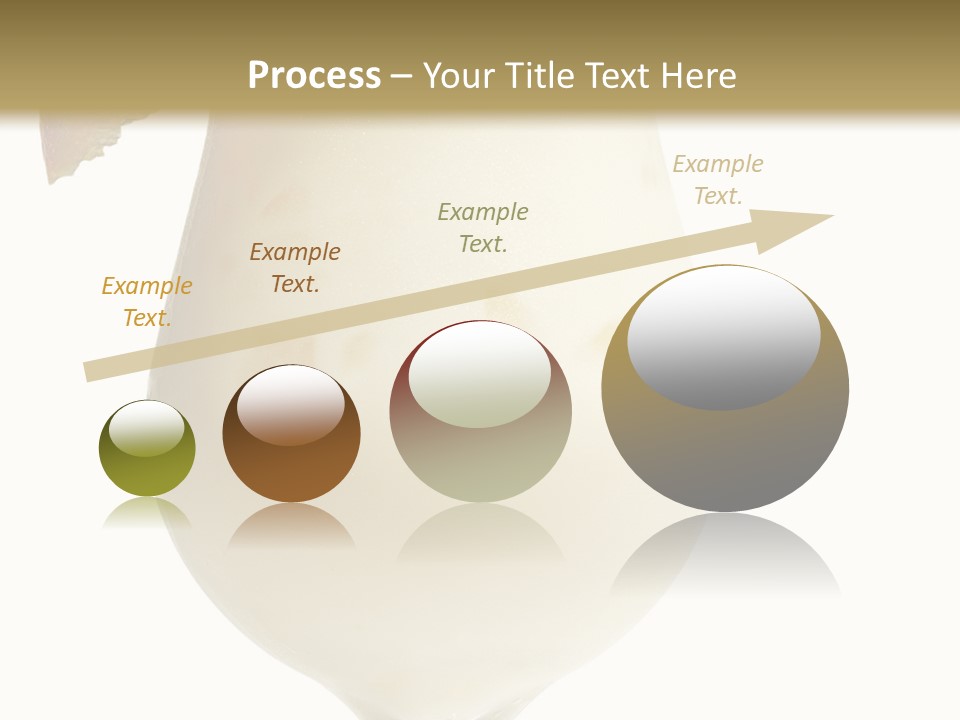 Pina Colada - Cocktail With Cream, Pineapple Juice And Rum. Isolated On White Background PowerPoint Template