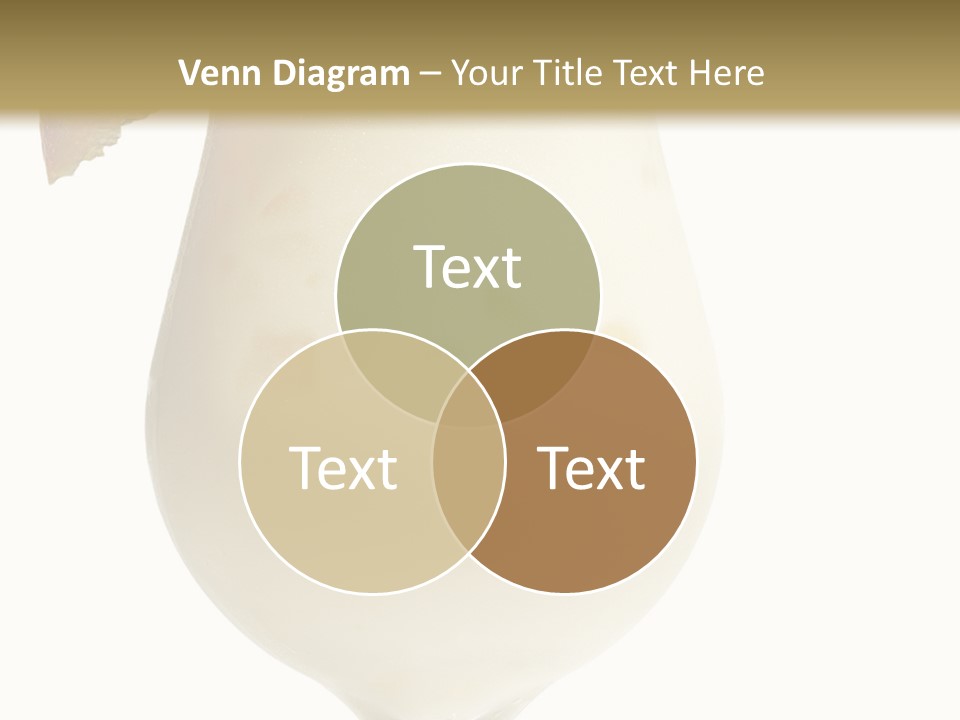 Pina Colada - Cocktail With Cream, Pineapple Juice And Rum. Isolated On White Background PowerPoint Template