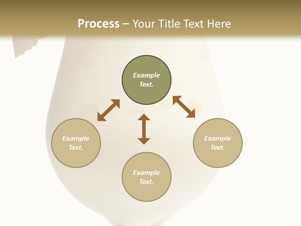 Pina Colada - Cocktail With Cream, Pineapple Juice And Rum. Isolated On White Background PowerPoint Template