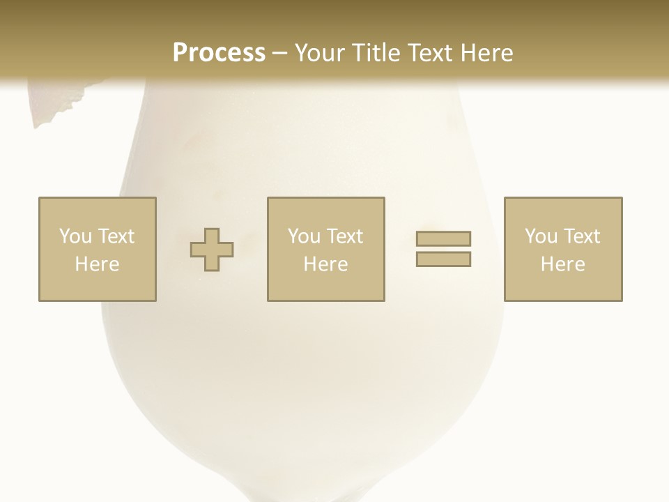 Pina Colada - Cocktail With Cream, Pineapple Juice And Rum. Isolated On White Background PowerPoint Template