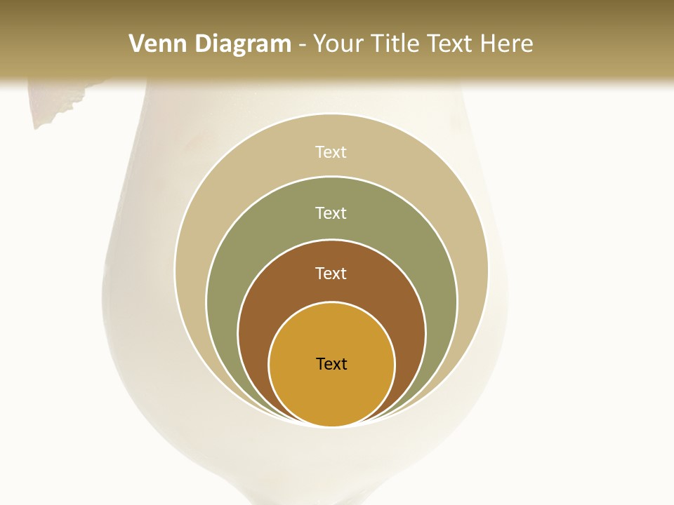 Pina Colada - Cocktail With Cream, Pineapple Juice And Rum. Isolated On White Background PowerPoint Template