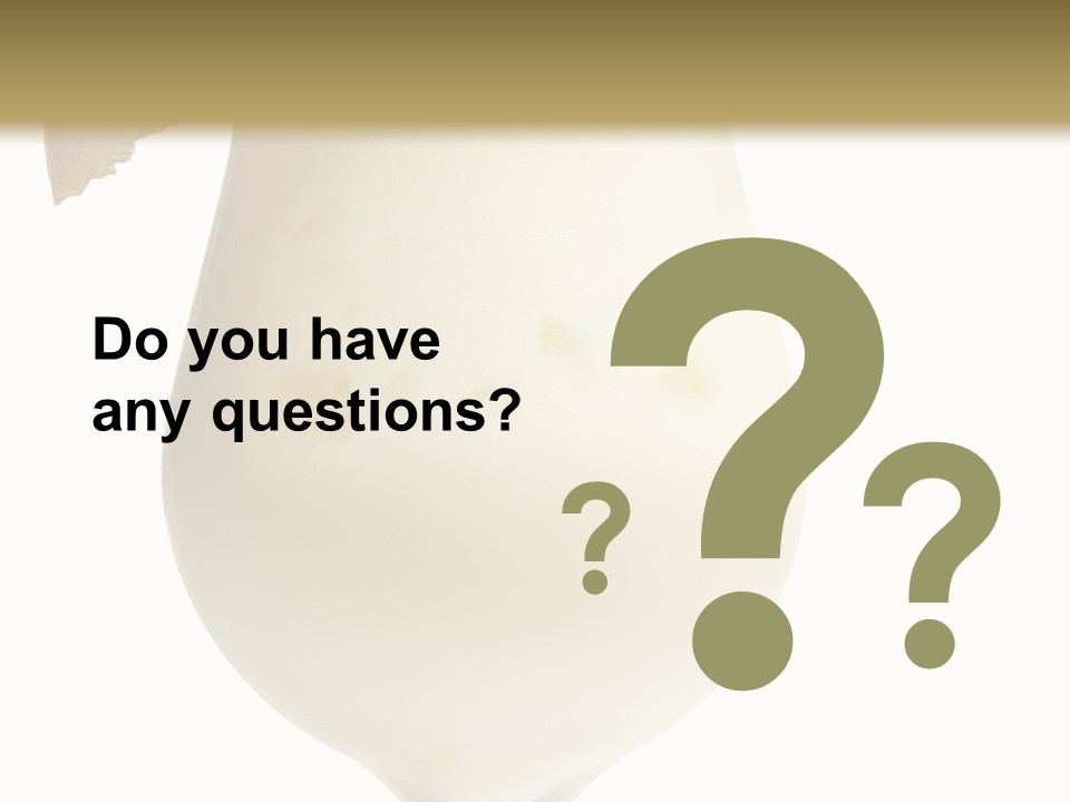 Pina Colada - Cocktail With Cream, Pineapple Juice And Rum. Isolated On White Background PowerPoint Template