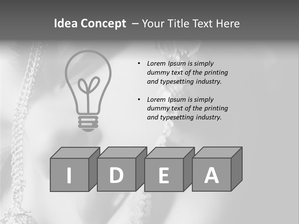 Beautiful Girl PowerPoint Template