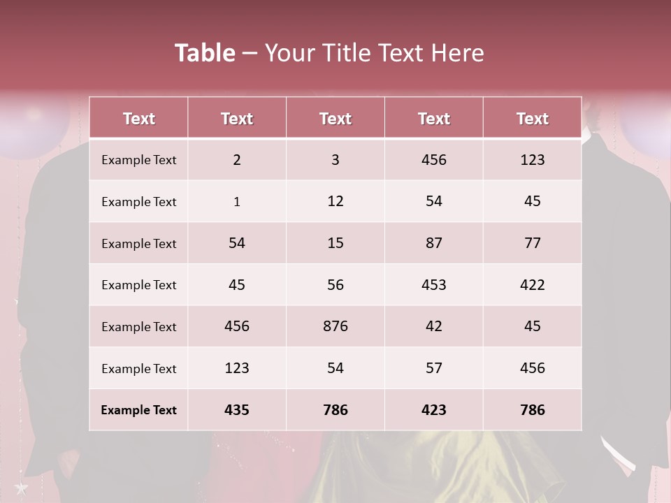 Two Young Couples Dressed For Party PowerPoint Template