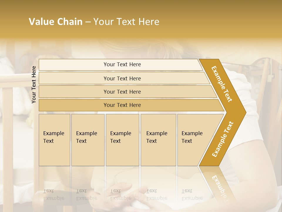 Mother Breastfeeding Baby In Nursery PowerPoint Template