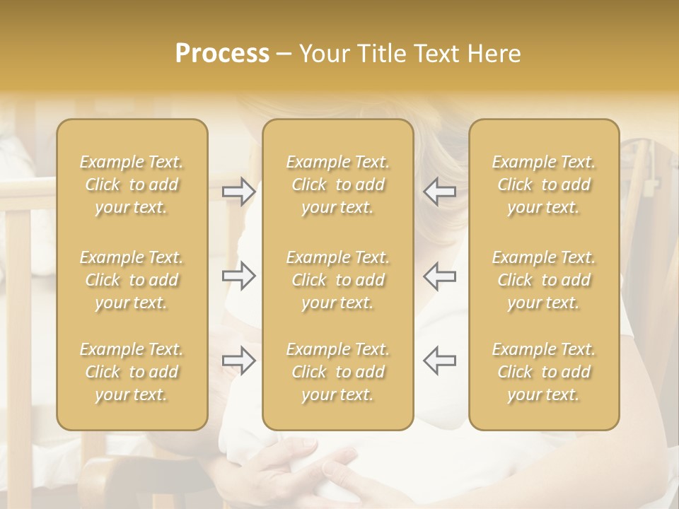 Mother Breastfeeding Baby In Nursery PowerPoint Template