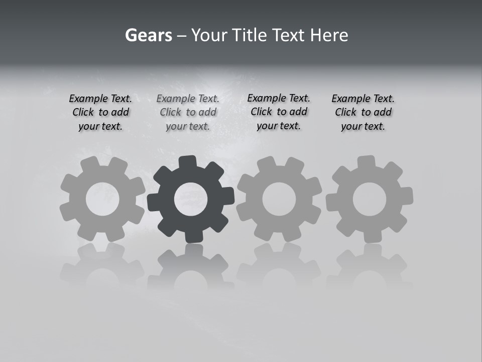 Man Standing In A Dark Forest With Fog After Rain PowerPoint Template