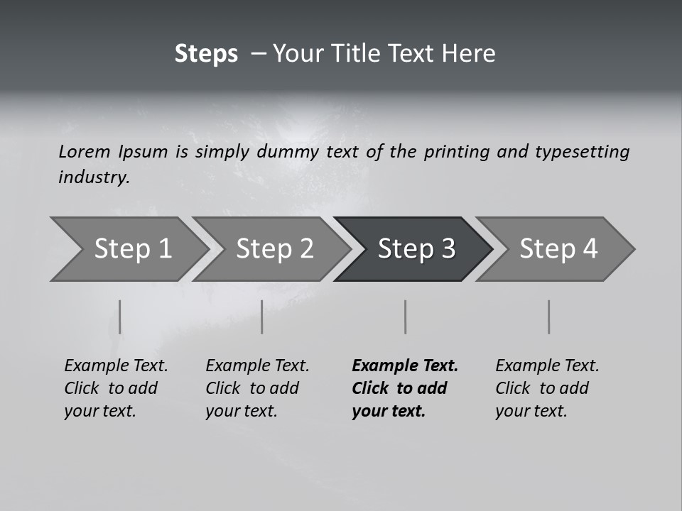Man Standing In A Dark Forest With Fog After Rain PowerPoint Template
