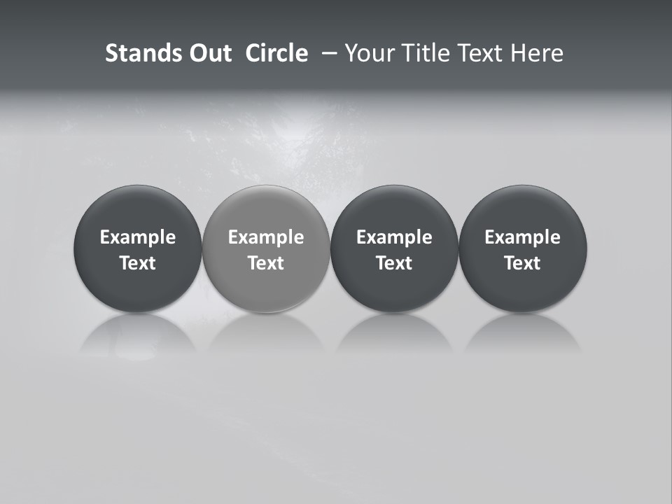 Man Standing In A Dark Forest With Fog After Rain PowerPoint Template