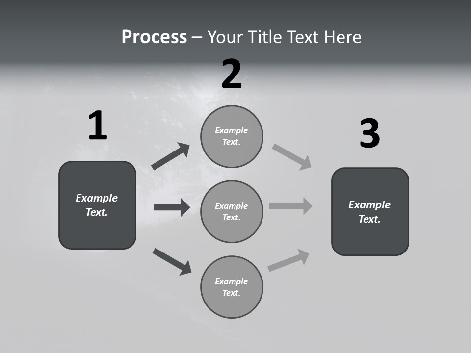 Man Standing In A Dark Forest With Fog After Rain PowerPoint Template