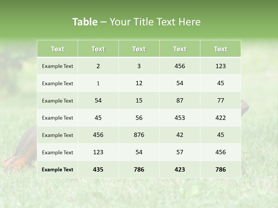 Two Young Brown Doberman Puppys PowerPoint Template