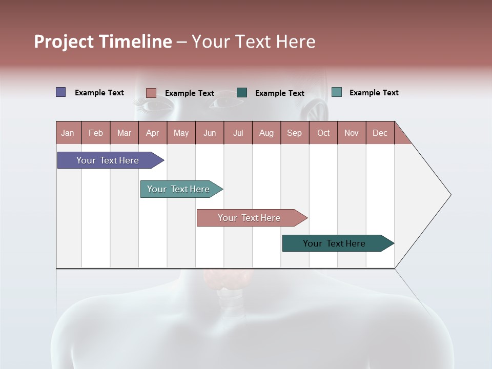 Rolling Luggage Duffle Bag With Pull Handle PowerPoint Template