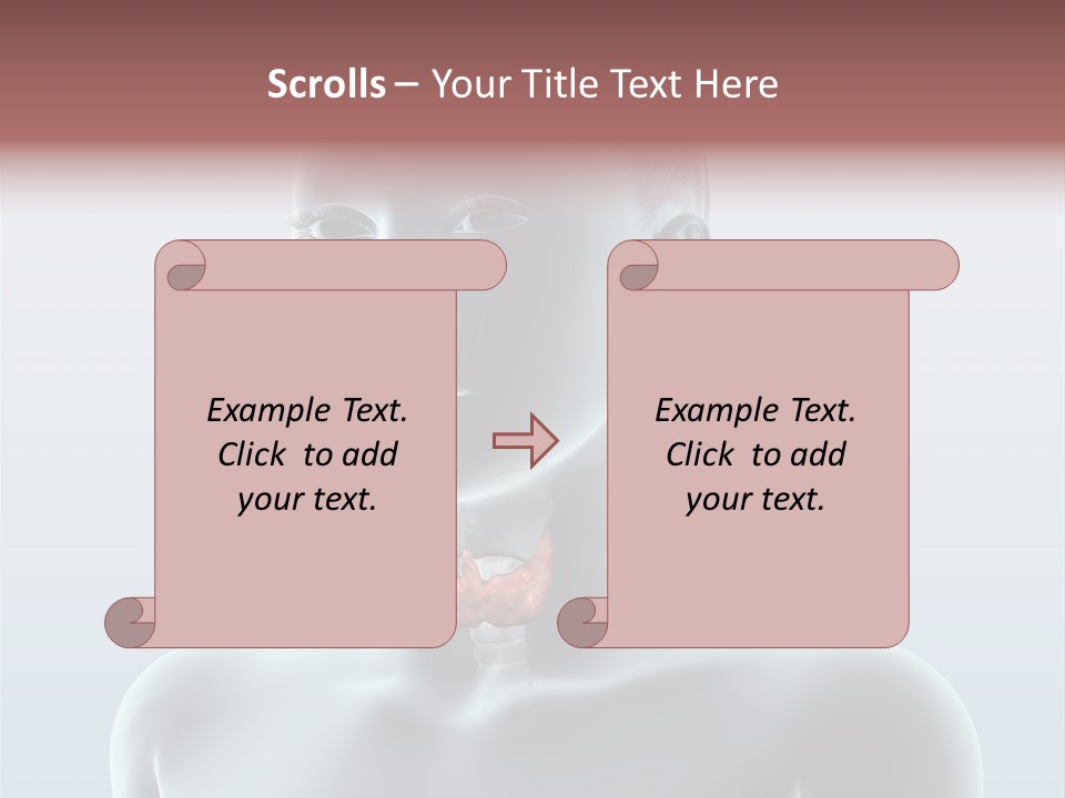 Rolling Luggage Duffle Bag With Pull Handle PowerPoint Template