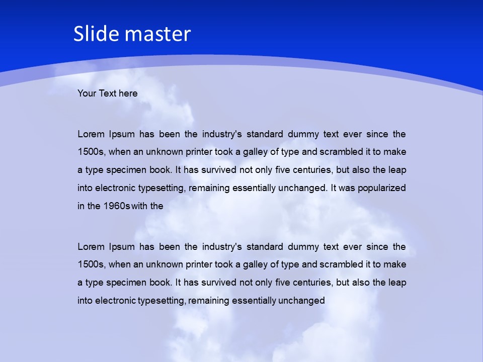 Sky House PowerPoint Template