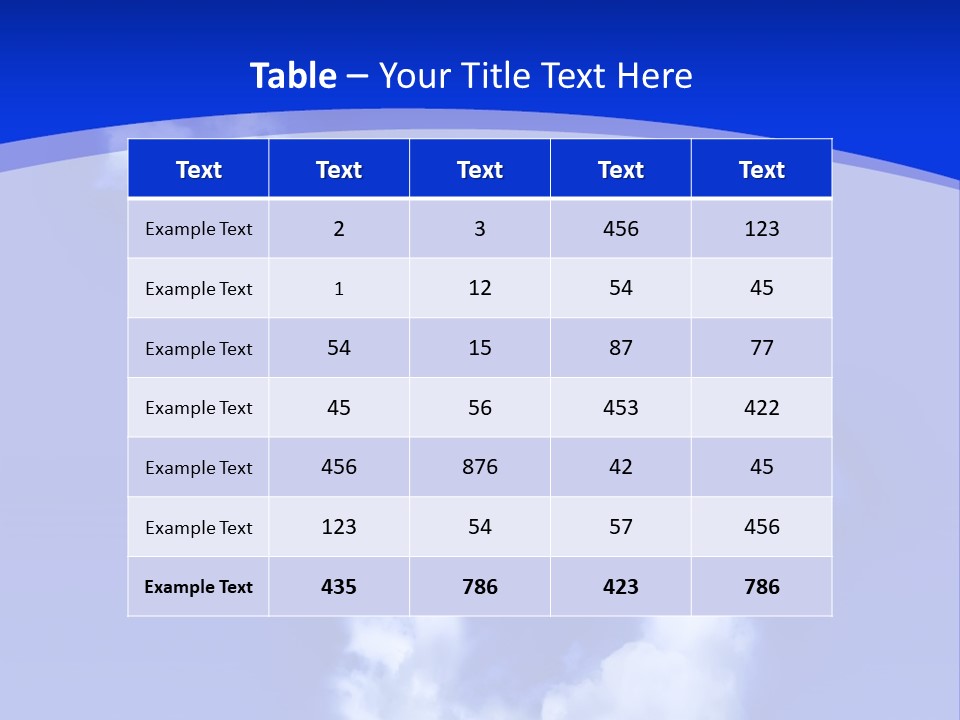 Sky House PowerPoint Template