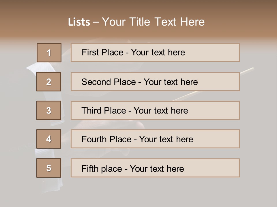 Music Conductor PowerPoint Template
