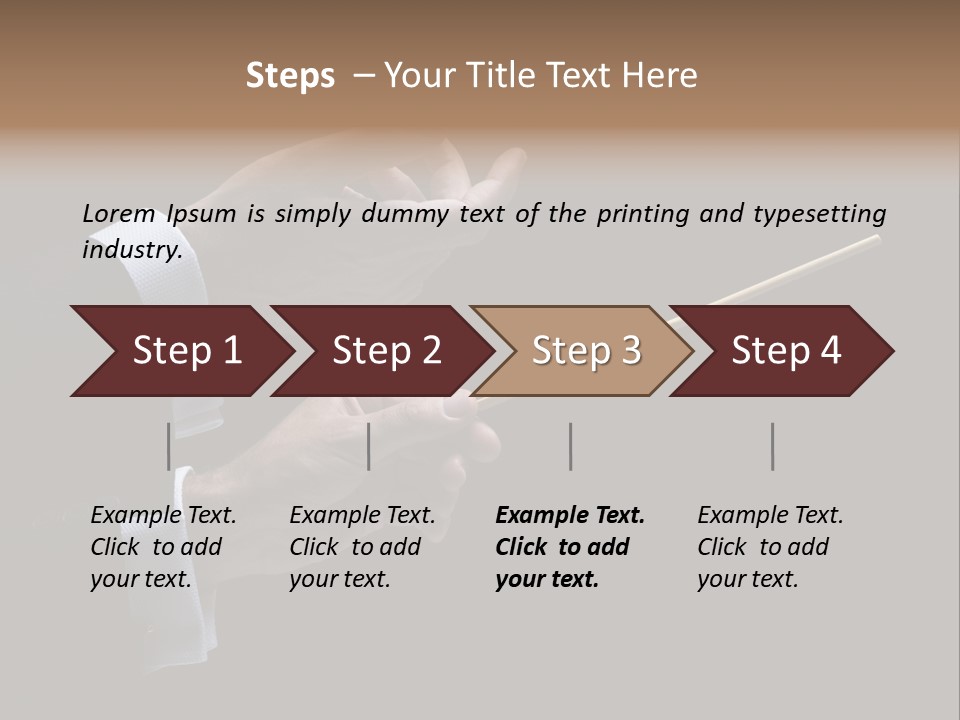 Music Conductor PowerPoint Template