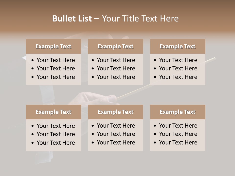 Music Conductor PowerPoint Template