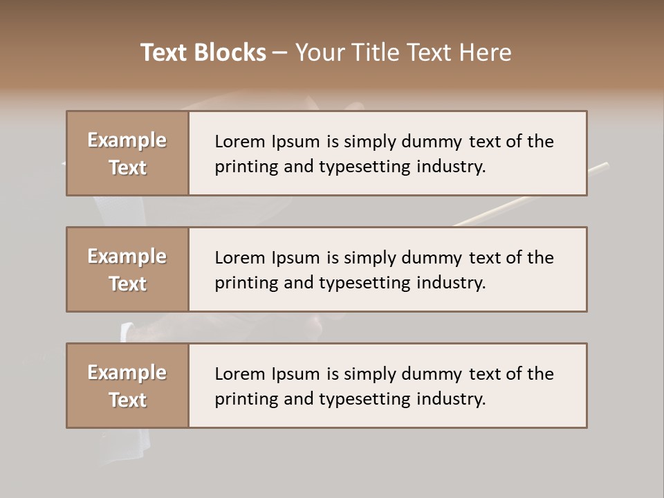 Music Conductor PowerPoint Template