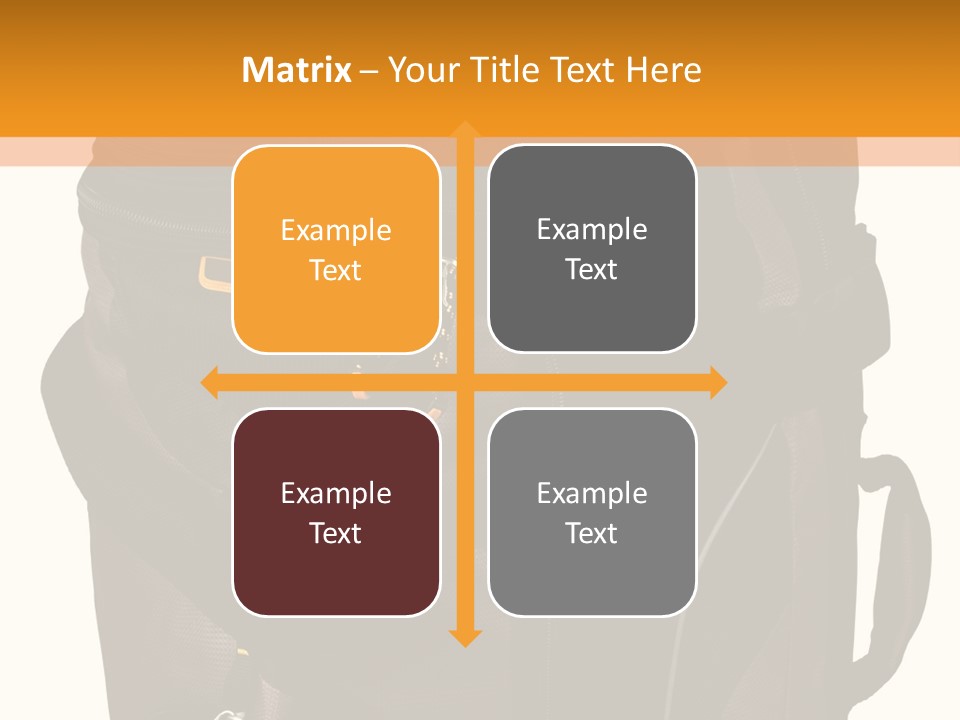 Rolling Luggage Duffle Bag With Pull Handle PowerPoint Template