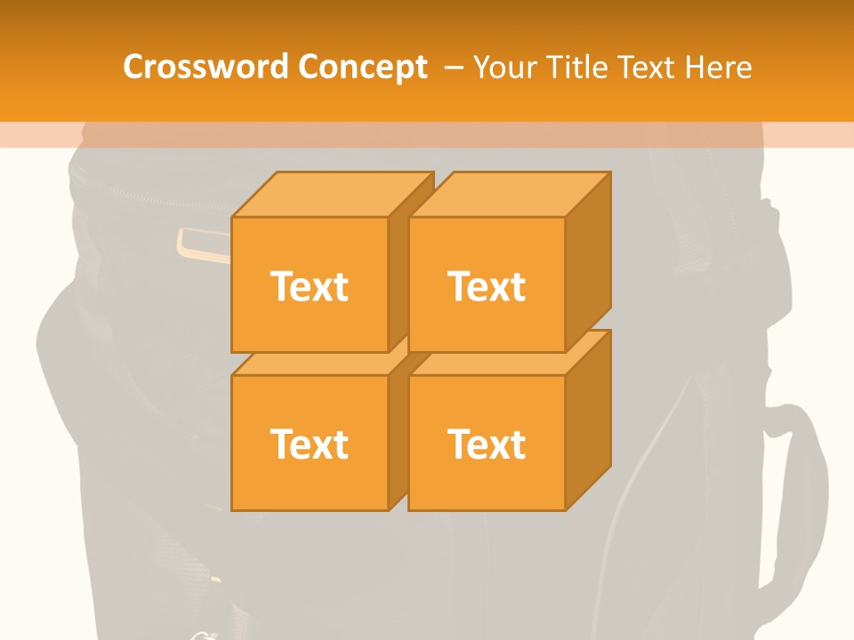 Rolling Luggage Duffle Bag With Pull Handle PowerPoint Template