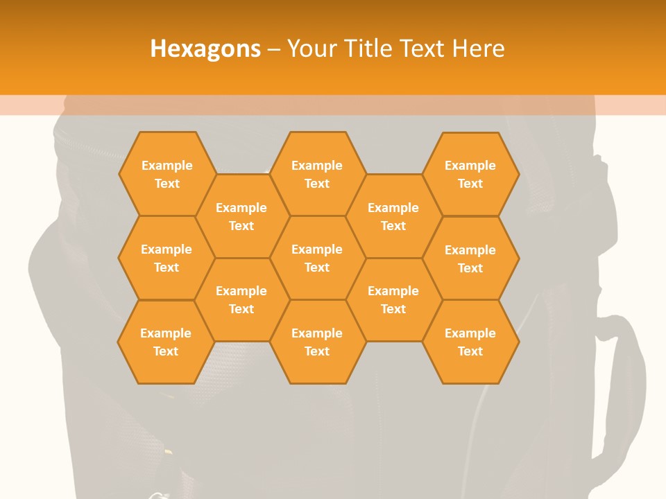 Rolling Luggage Duffle Bag With Pull Handle PowerPoint Template