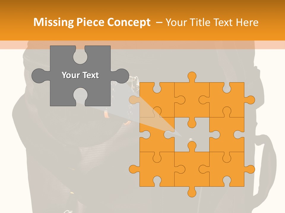 Rolling Luggage Duffle Bag With Pull Handle PowerPoint Template