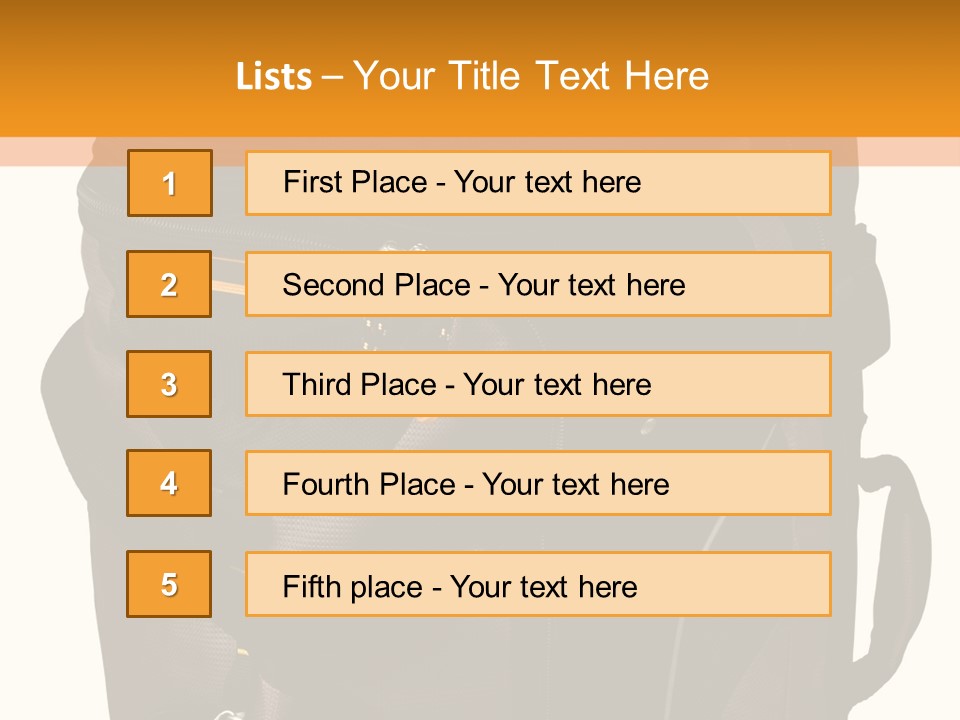 Rolling Luggage Duffle Bag With Pull Handle PowerPoint Template
