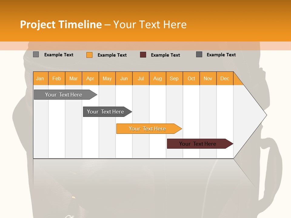 Rolling Luggage Duffle Bag With Pull Handle PowerPoint Template