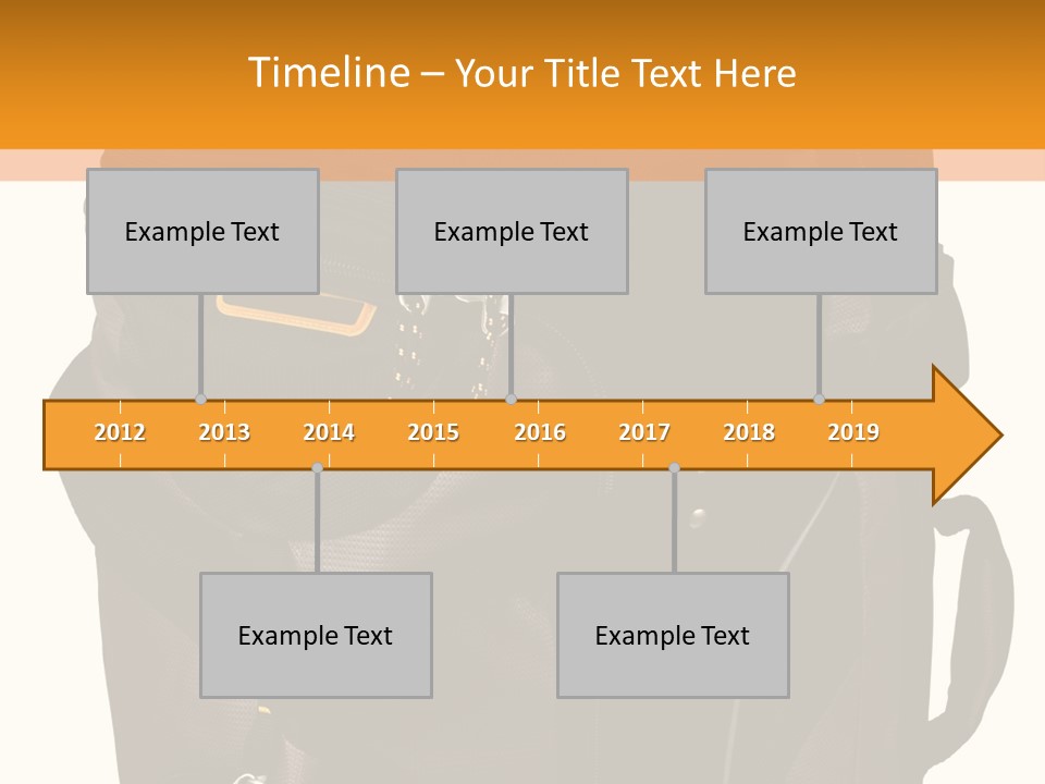 Rolling Luggage Duffle Bag With Pull Handle PowerPoint Template