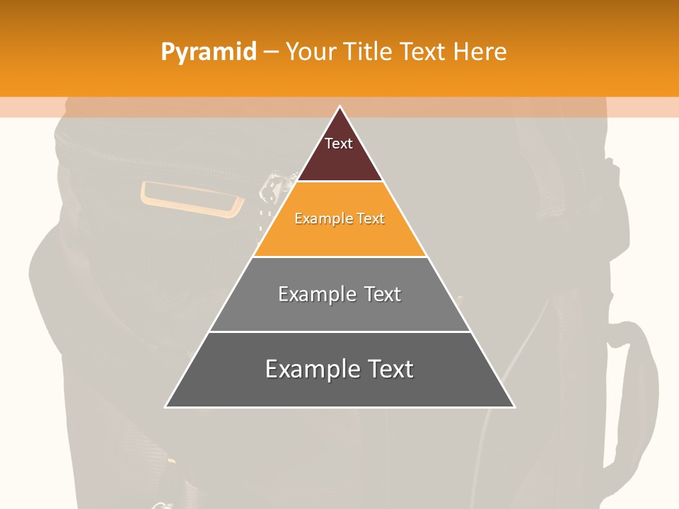 Rolling Luggage Duffle Bag With Pull Handle PowerPoint Template