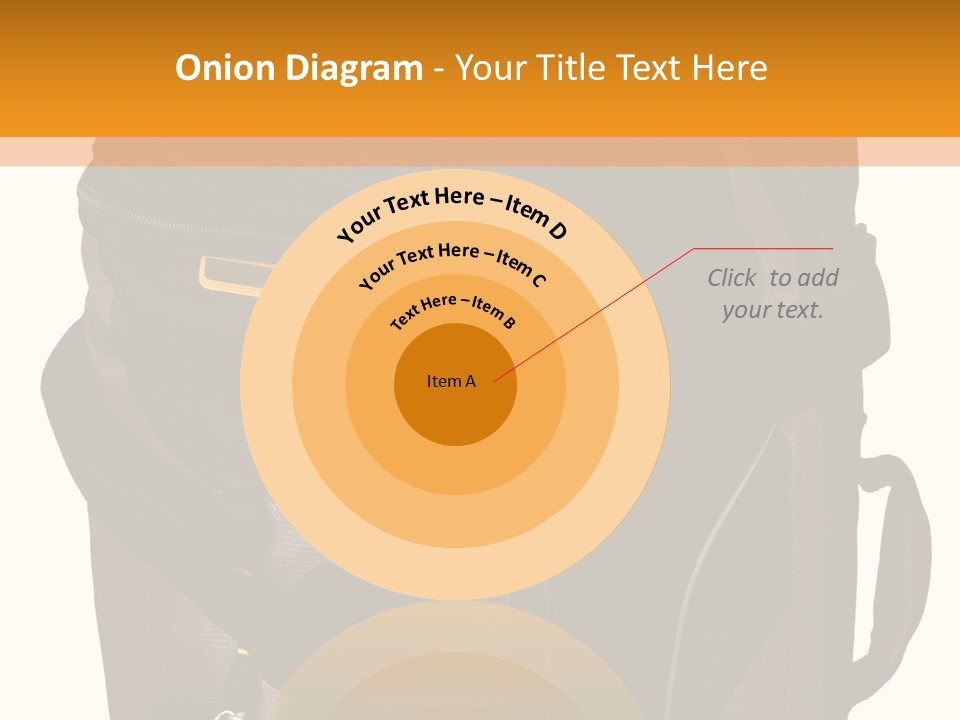 Rolling Luggage Duffle Bag With Pull Handle PowerPoint Template