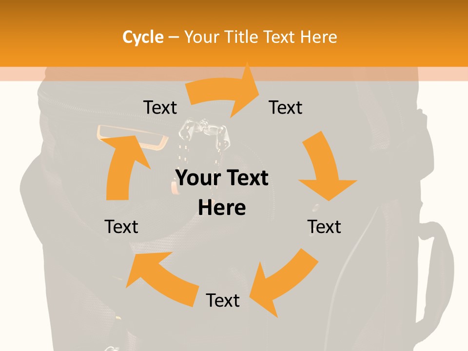 Rolling Luggage Duffle Bag With Pull Handle PowerPoint Template