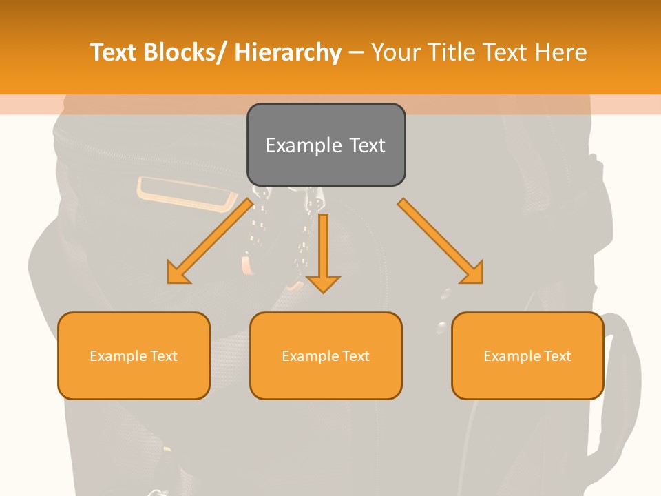 Rolling Luggage Duffle Bag With Pull Handle PowerPoint Template