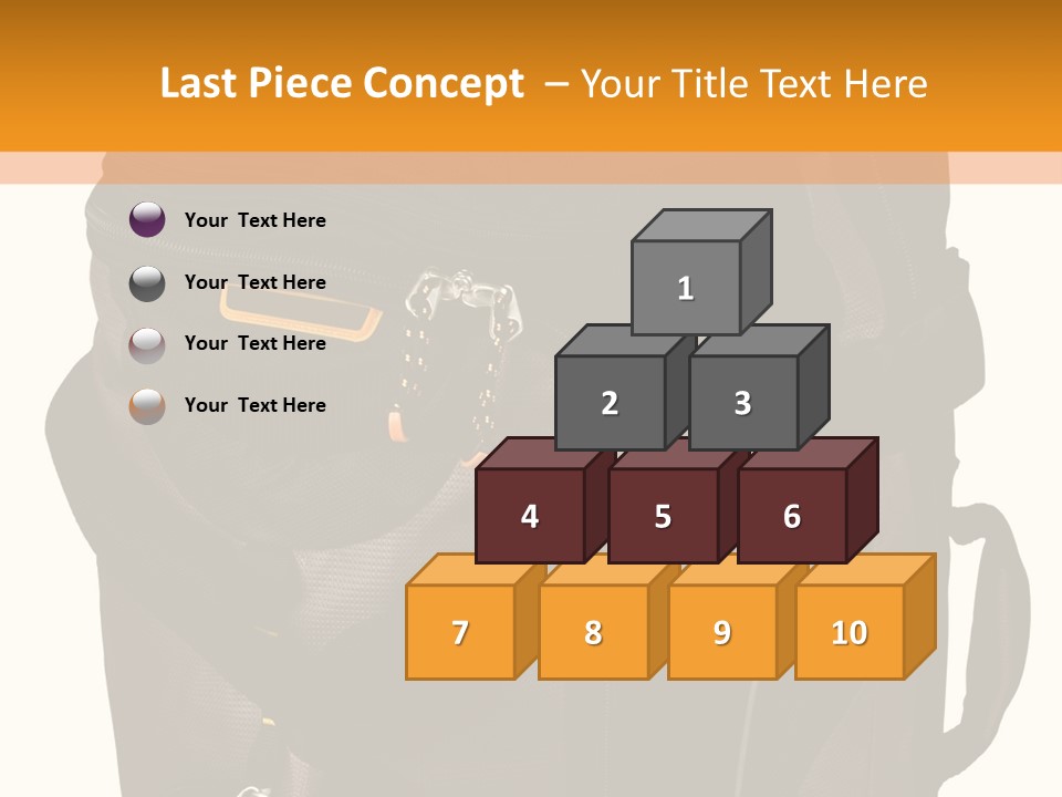 Rolling Luggage Duffle Bag With Pull Handle PowerPoint Template