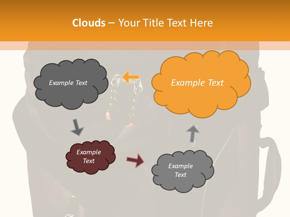 Rolling Luggage Duffle Bag With Pull Handle PowerPoint Template