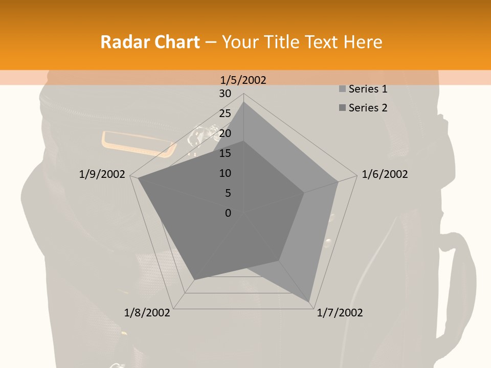 Rolling Luggage Duffle Bag With Pull Handle PowerPoint Template