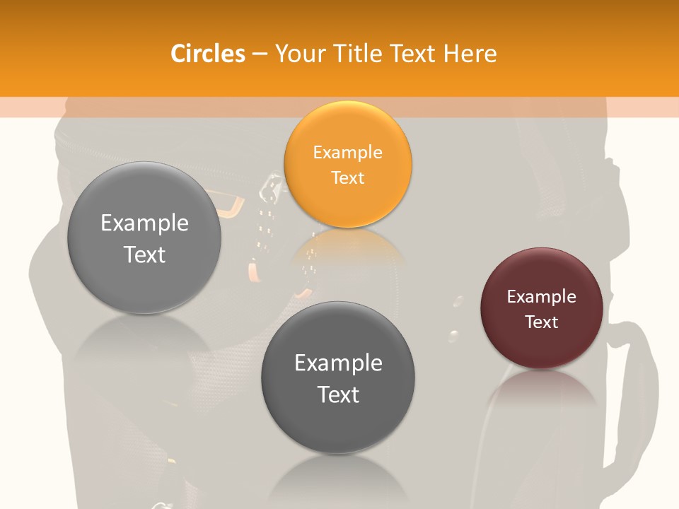 Rolling Luggage Duffle Bag With Pull Handle PowerPoint Template