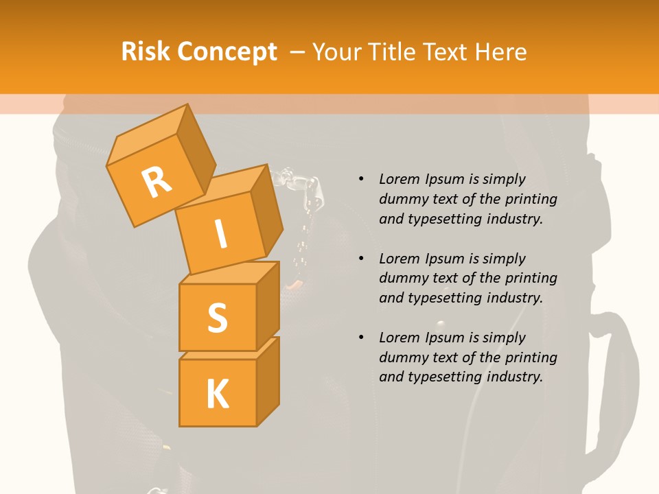 Rolling Luggage Duffle Bag With Pull Handle PowerPoint Template