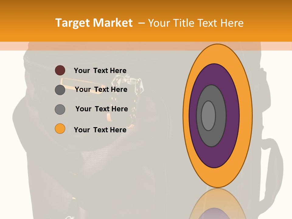 Rolling Luggage Duffle Bag With Pull Handle PowerPoint Template