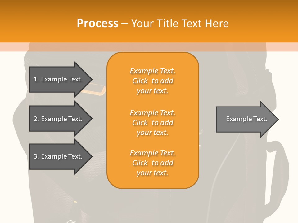 Rolling Luggage Duffle Bag With Pull Handle PowerPoint Template