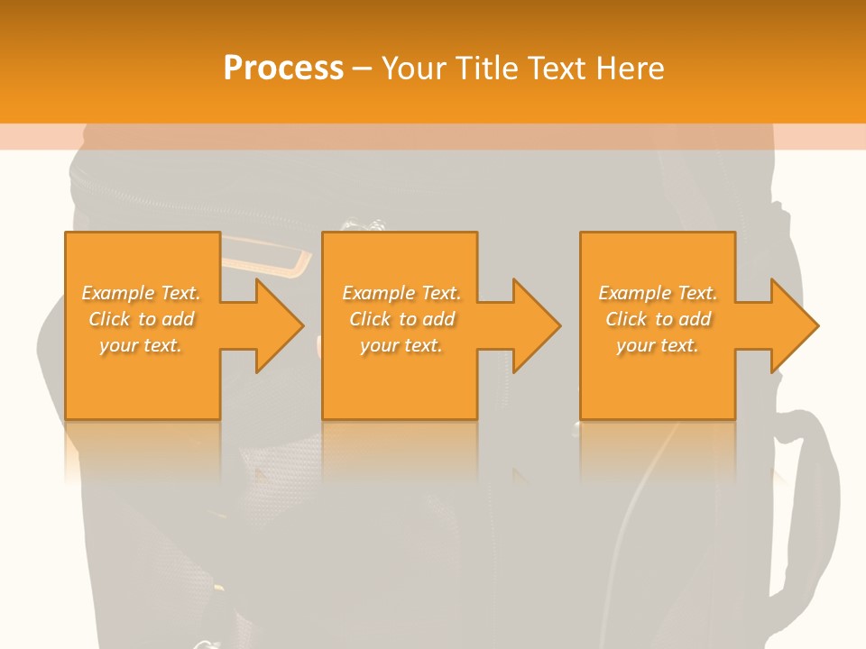 Rolling Luggage Duffle Bag With Pull Handle PowerPoint Template