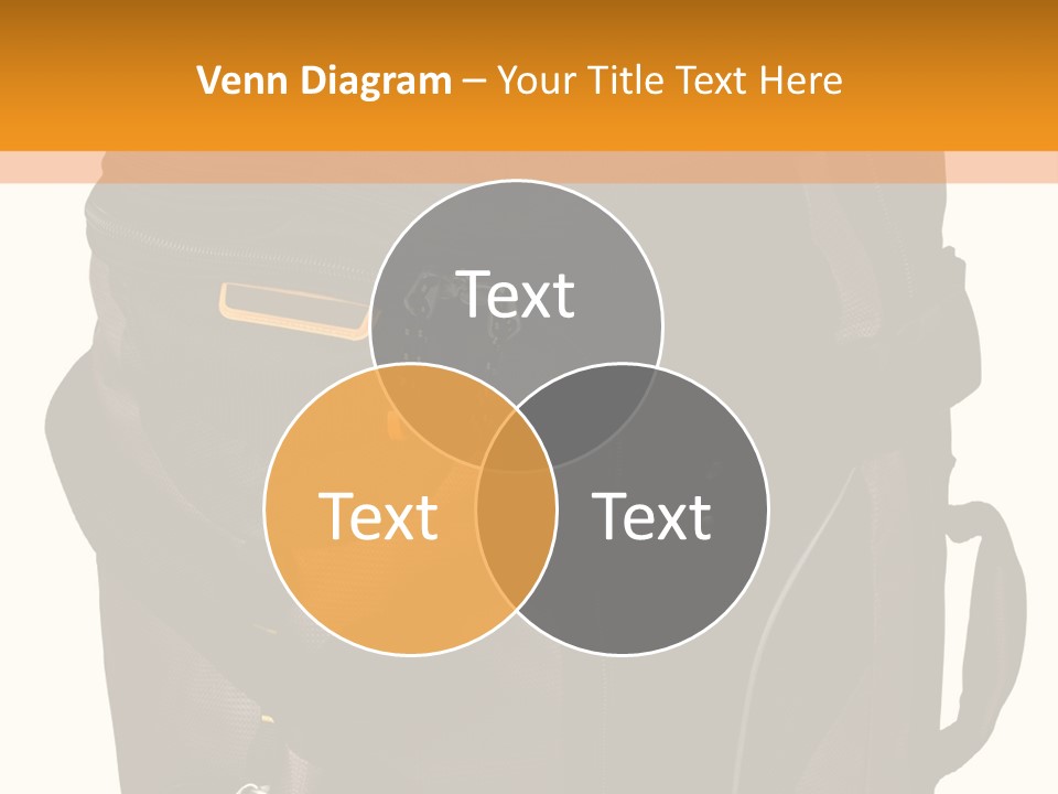 Rolling Luggage Duffle Bag With Pull Handle PowerPoint Template