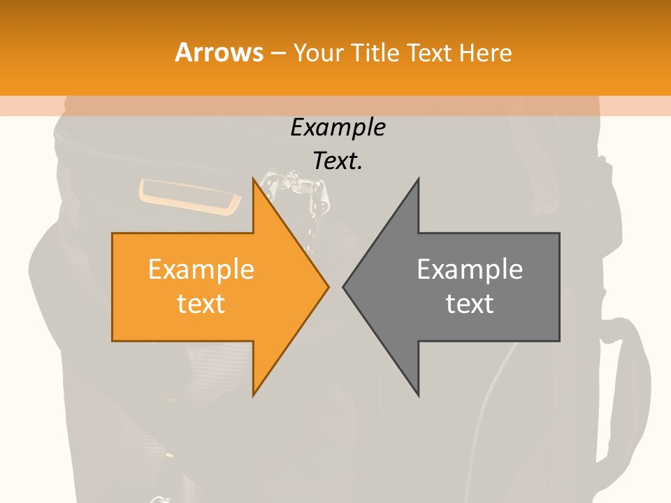 Rolling Luggage Duffle Bag With Pull Handle PowerPoint Template