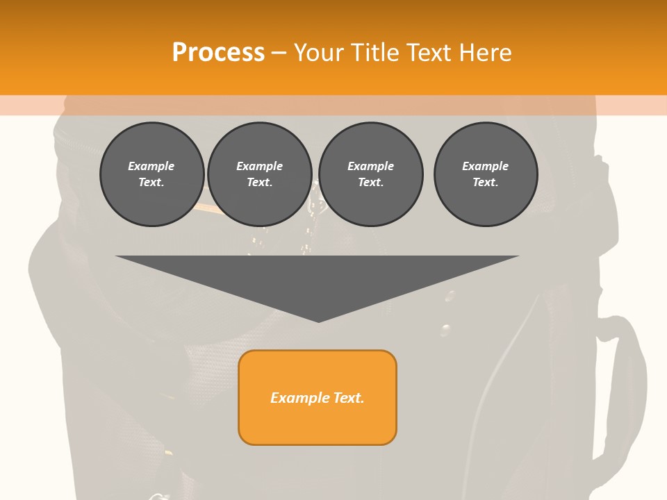 Rolling Luggage Duffle Bag With Pull Handle PowerPoint Template