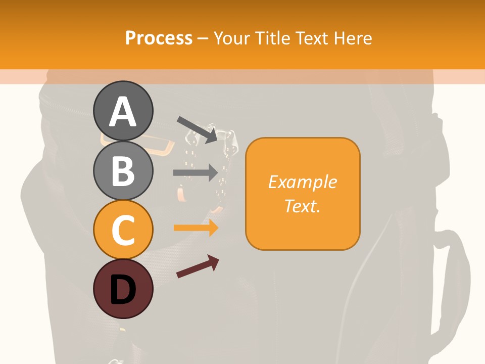 Rolling Luggage Duffle Bag With Pull Handle PowerPoint Template