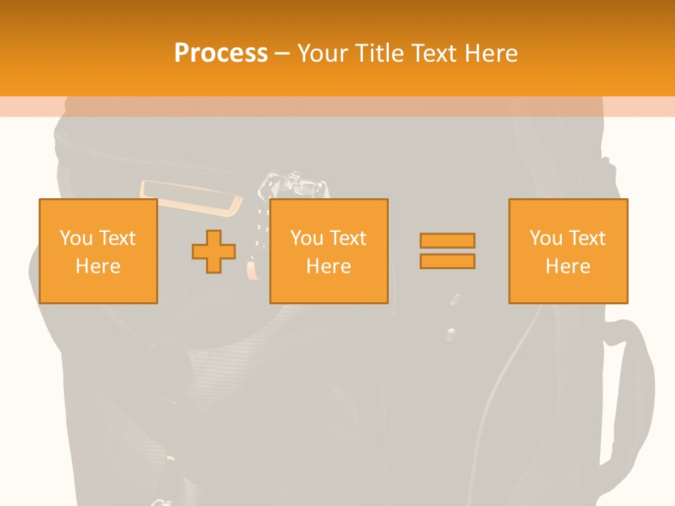 Rolling Luggage Duffle Bag With Pull Handle PowerPoint Template